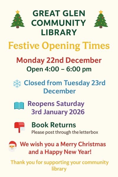 List of opening hours for Christmas